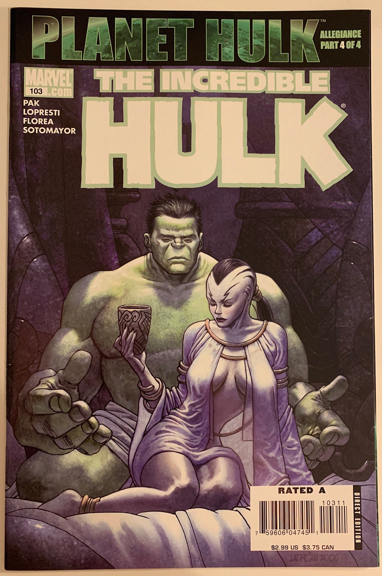 INCREDIBLE HULK 103